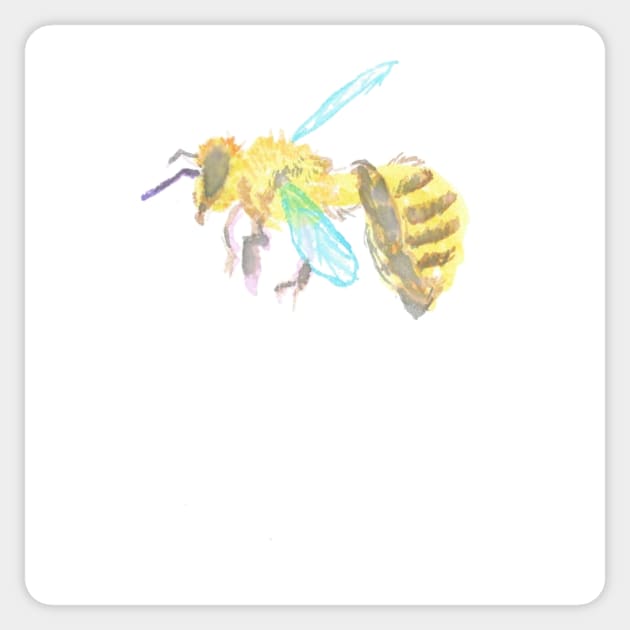 Bee Sticker by Ghostgoop